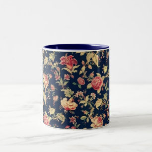 Elegant  Floral Roos Mok