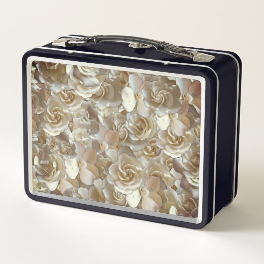 Elegant Floral Roos Petal Pattern (Achterkant)