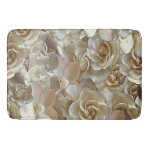 Elegant Floral Roos Petal Pattern Badmat