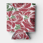 Elegant Floral Roos Petal Pattern Blikjeskoeler (Voorkant)