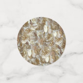 Elegant Floral Roos Petal Pattern Confetti (Kleine voorkant)
