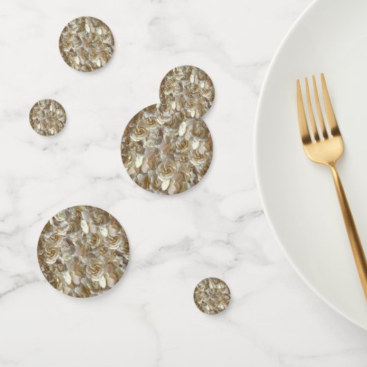 Elegant Floral Roos Petal Pattern Confetti (Groep)