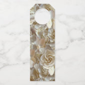 Elegant Floral Roos Petal Pattern Flessenhanger (Achterkant)