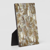 Elegant Floral Roos Petal Pattern Fotoplaat (Zijkant)