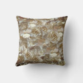 Elegant Floral Roos Petal Pattern Kussen (Achterkant)