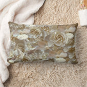 Elegant Floral Roos Petal Pattern Kussen (Deken)