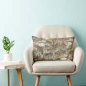 Elegant Floral Roos Petal Pattern Kussen (Stoel)