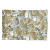 Elegant Floral Roos Petal Pattern Kussensloop (Achterkant)