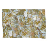 Elegant Floral Roos Petal Pattern Kussensloop (Voorkant-Links)