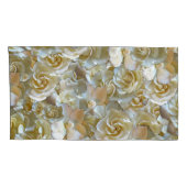 Elegant Floral Roos Petal Pattern Kussensloop (Achterkant-Rechts)