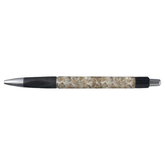 Elegant Floral Roos Petal Pattern Pen (Voorkant)