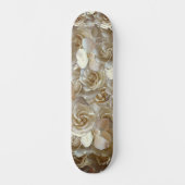 Elegant Floral Roos Petal Pattern Persoonlijk Skateboard (Voorkant)