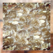 Elegant Floral Roos Petal Pattern Raamsticker (Vel 2)