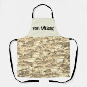 Elegant Floral Roos Petal Pattern Schort (Voorkant)