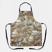 Elegant Floral Roos Petal Pattern Schort (Voorkant)