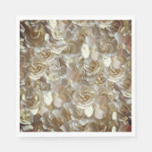 Elegant Floral Roos Petal Pattern Servet (Voorkant)