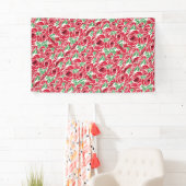 Elegant Floral Roos Petal Pattern Spandoek (Insitu)