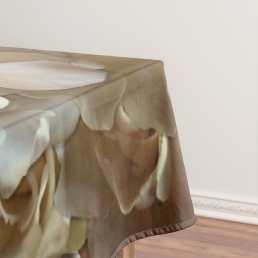 Elegant Floral Roos Petal Pattern Tafelkleed (Voorbeeld)