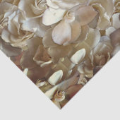 Elegant Floral Roos Petal Pattern Tissuepapier (Detail)