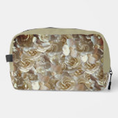 Elegant Floral Roos Petal Pattern Toilettasje (Voorkant)