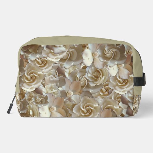 Elegant Floral Roos Petal Pattern Toilettasje (Achterkant)