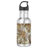 Elegant Floral Roos Petal Pattern Waterfles (Voorkant)