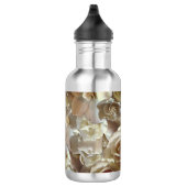 Elegant Floral Roos Petal Pattern Waterfles (Rechts)