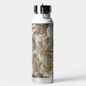 Elegant Floral Roos Petal Pattern Waterfles (Links)
