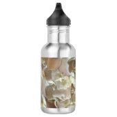 Elegant Floral Roos Petal Pattern Waterfles (Rechts)