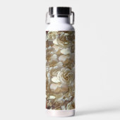 Elegant Floral Roos Petal Pattern Waterfles (Voorkant)