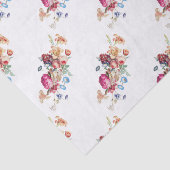 Elegant Floral Roos Tissuepapier (Detail)
