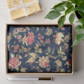 Elegant  Floral Roos Tissuepapier (Geschenk)