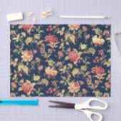 Elegant  Floral Roos Tissuepapier (Craft)