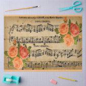 Elegant  Floral Roos Tissuepapier (Craft)