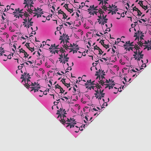 Elegant Floral-Roos Tissuepapier (Detail)