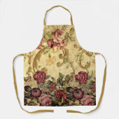 Elegant  Floral Roos Victoriaans stijl Schort (Voorkant)