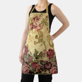 Elegant  Floral Roos Victoriaans stijl Schort (Insitu)