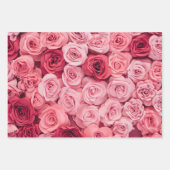Elegant Floral roze Roses Inpakpapier Vel (Voorkant 2)