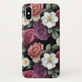 Elegant  Floral Rozen Case-Mate iPhone Case (Achterkant)
