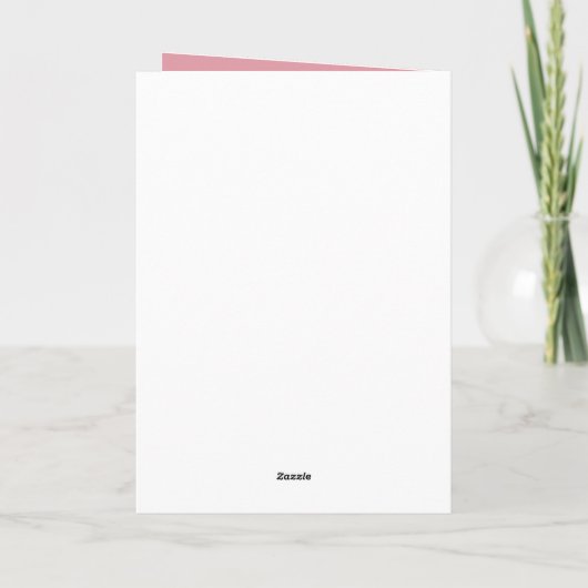 Elegant Floral Rozen Dress Vrijgezellenfeest Card Kaart (Achterkant)