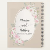 Elegant Floral Rozen & Peonies Wedding Planner (Achterkant)