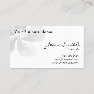 Elegant Floral Salon Spa Wellness Visitekaartje