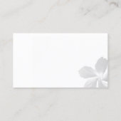 Elegant Floral Salon Spa Wellness Visitekaartje (Achterkant)