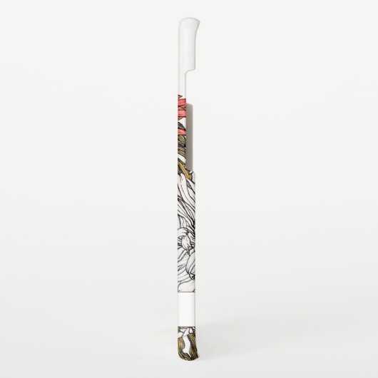 Elegant  Floral Script Name Samsung Galaxy Hoesje (Linkerkant)