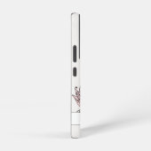 Elegant Floral Script Name Samsung Galaxy Hoesje (Rechterkant)