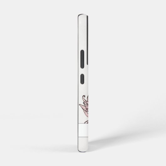 Elegant  Floral Script Name Samsung Galaxy Hoesje (Rechterkant)