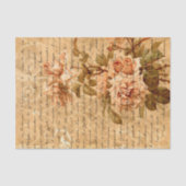 Elegant  Floral Script Tissuepapier (Voorkant)