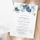 Elegant Floral Script Waterverf Vrijgezellenfeest Kaart