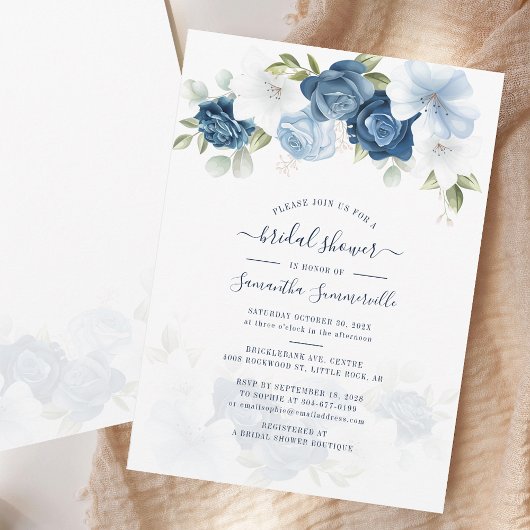 Elegant Floral Script Waterverf Vrijgezellenfeest Kaart