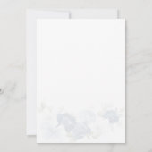 Elegant Floral Script Waterverf Vrijgezellenfeest Kaart (Achterkant)